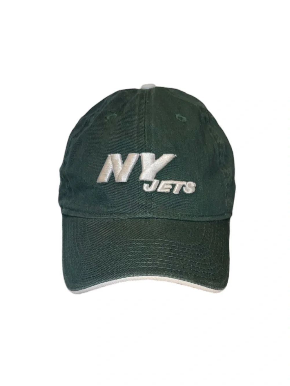 NFL New York Jets Dark Green Baseball Cap with White Embroidered Logo